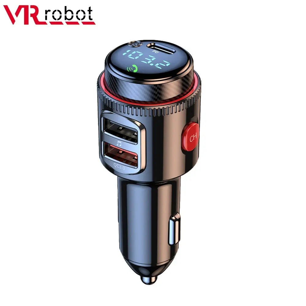 Transmetteurs FM PD30W + QC 3.0, compatibles Bluetooth 5.4, autoradio, mains libres, appel téléphonique sans fil, lecteur MP3, adaptateur de Charge rapide