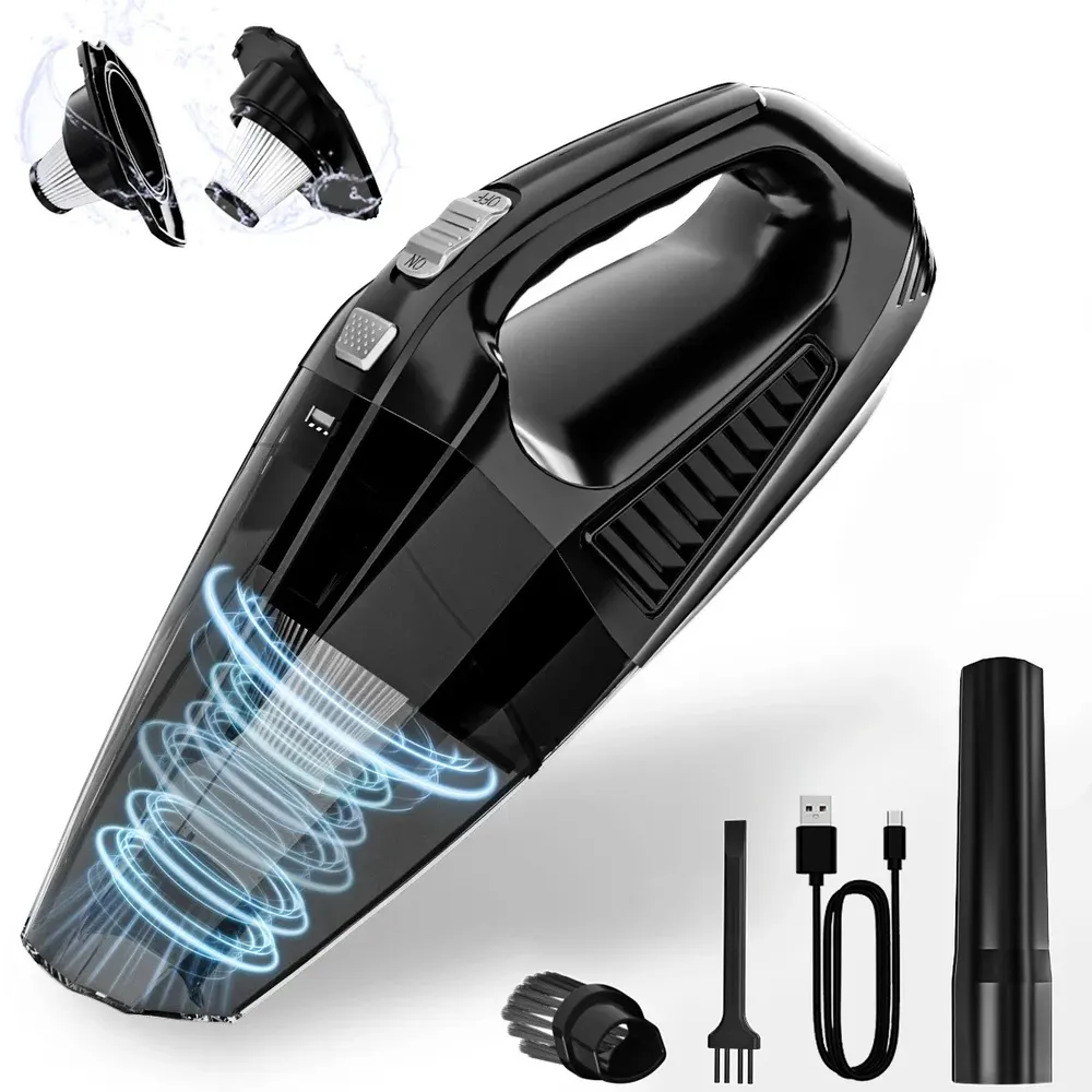 Aspirateurs sans fil portables puissant aspiration Rechargeable aspirateur à main sans fil accessoires électroniques de voiture