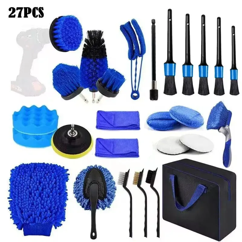 27-Piece RV Car Wash Kit, Car Accessories, Cleaning Supplies, Car Cleaning Brush