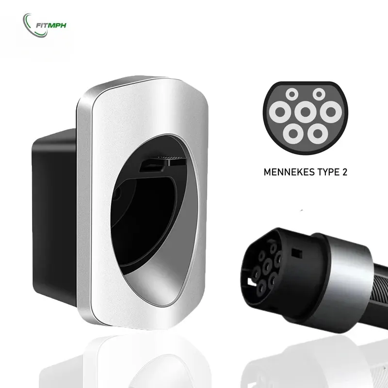 EV Type 2 Charger Holder, Sturdy Wall Mount, Electric Car Charging Cable Organizer, Electric Car Charger Holder, EV Cable Plug