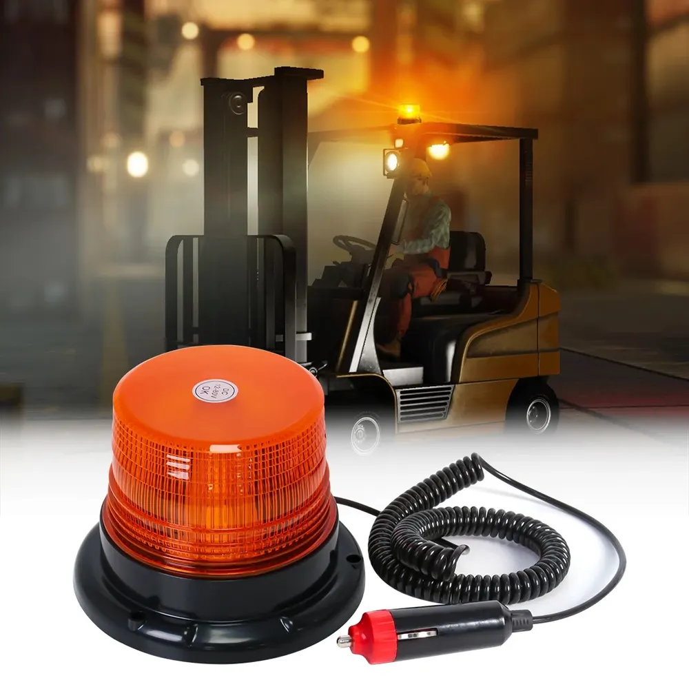 Lumière stroboscopique LED d'urgence avec base magnétique, toit de camion de voiture
