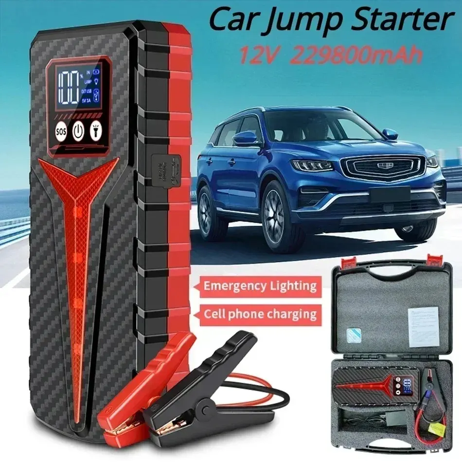 Portable Car Jump Starter 229800mAh, Power Bank, 12V Starter